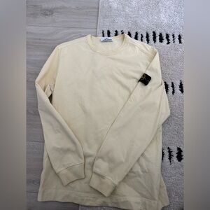 Yellow Stone Island Heavy Cotton long sleeve size large